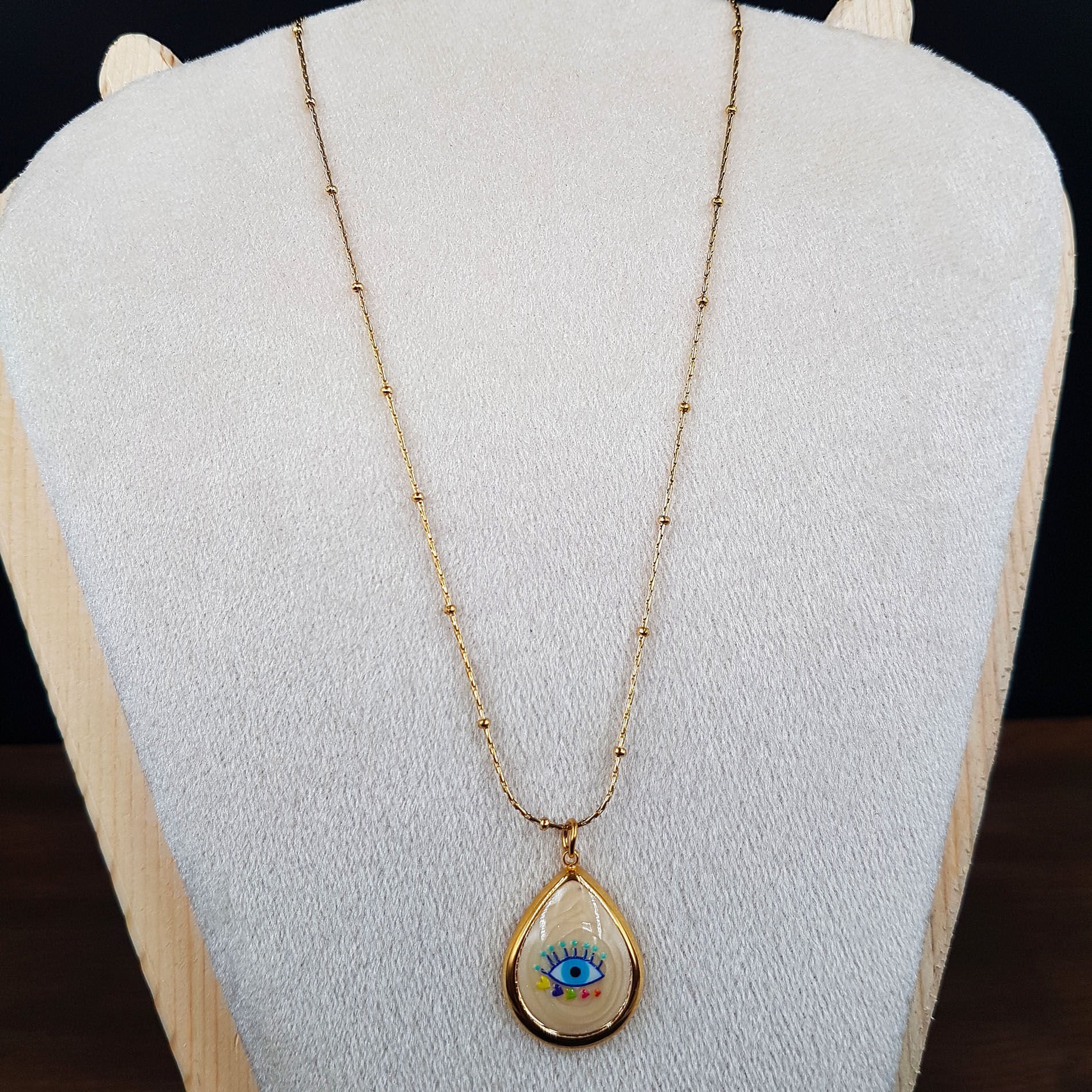 Damla Kesim Gold Kadın Çelik Kolye