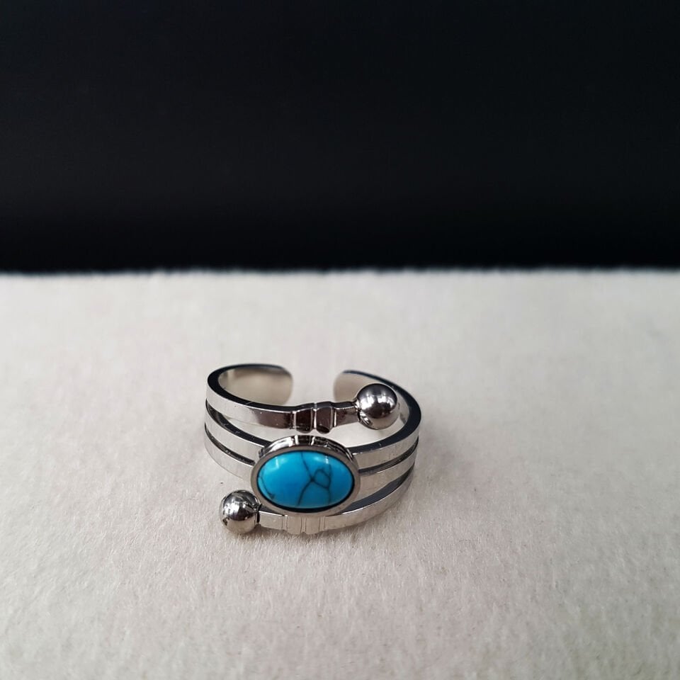 Firuze Tasarım Çelik Kadın Yüzük